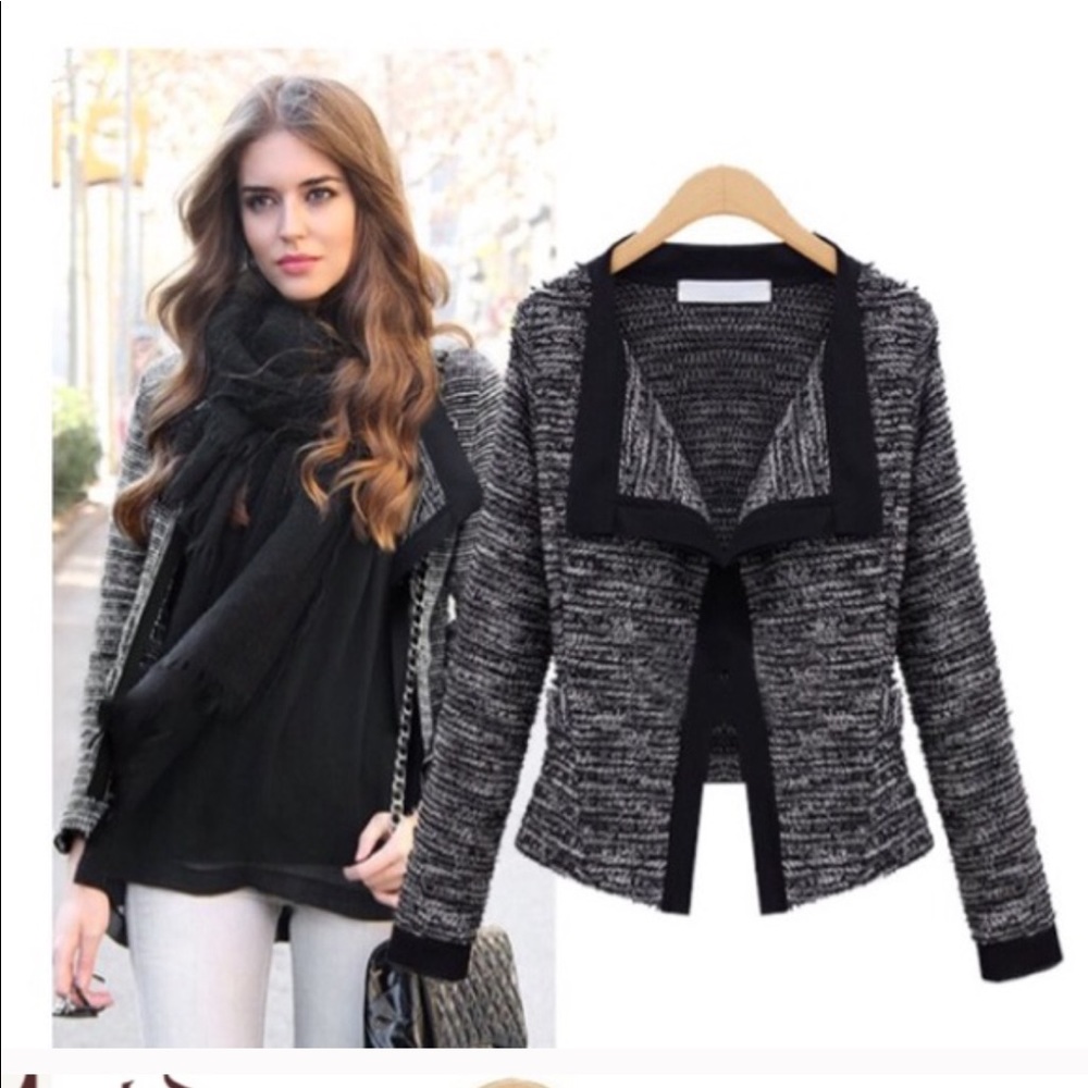 Gray blazer jacket